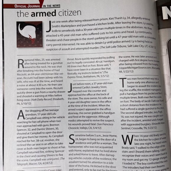 American Rifleman NRA Magazine August 2012 u Vol 160 No 8 National Rifle Associ - Picture 6 of 10